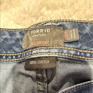 Torrid Women's Blue Super Stretch Boot Cut Jeans